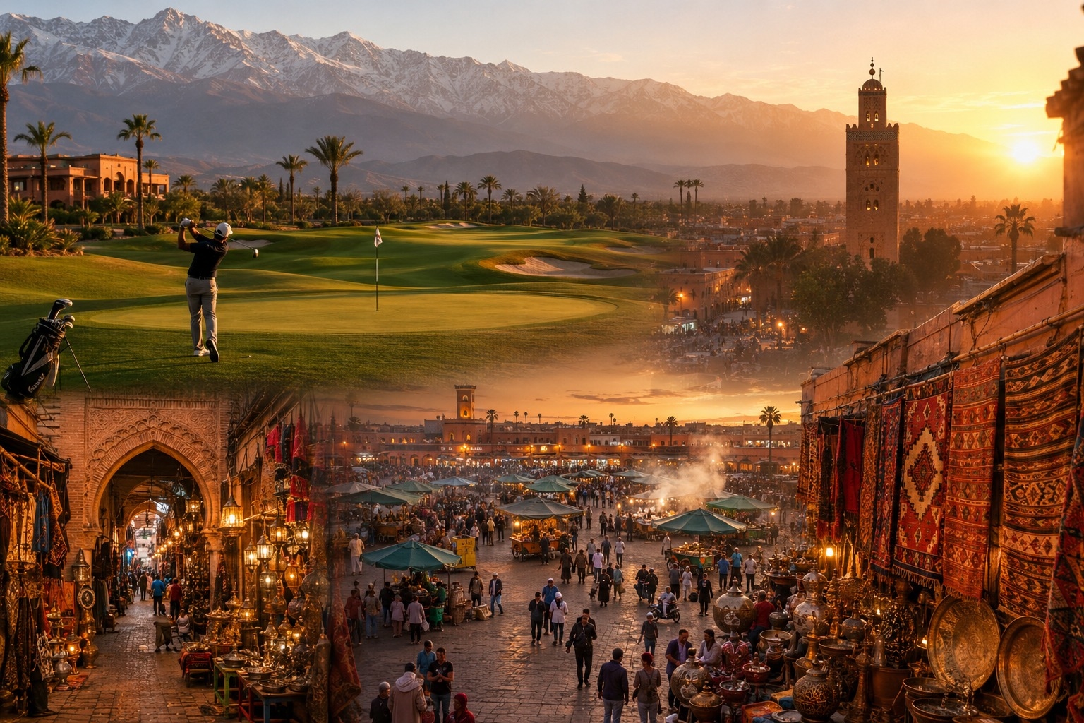Ein Golftag, ein Souk-Tag